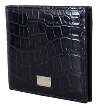 Load image into Gallery viewer, Dolce & Gabbana Elegant Exotic Leather Bifold Wallet