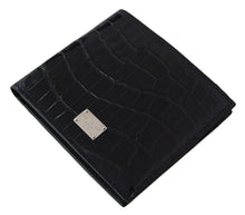 Load image into Gallery viewer, Dolce & Gabbana Elegant Exotic Leather Bifold Wallet