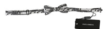Load image into Gallery viewer, Dolce & Gabbana Elegant White Patterned Silk Bow Tie