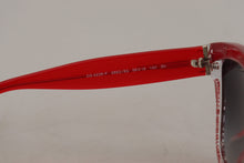 Load image into Gallery viewer, Dolce & Gabbana Elegant Red Lace-Insert Sunglasses