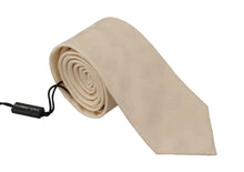 Load image into Gallery viewer, Dolce & Gabbana Elegant Off-White Silk Bow Tie