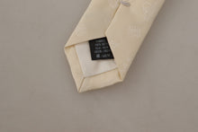Load image into Gallery viewer, Dolce & Gabbana Elegant Off-White Silk Bow Tie