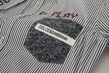 Load image into Gallery viewer, Dolce & Gabbana Classic Black and White Striped Button-Down Shirt