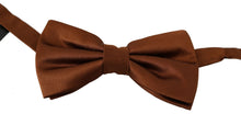 Load image into Gallery viewer, Dolce & Gabbana Elegant Silk Bow Tie in Bronze Elegance