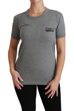 Load image into Gallery viewer, Dolce & Gabbana Chic Gray Amore Patch Crewneck Tee