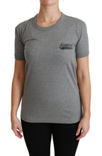 Load image into Gallery viewer, Dolce & Gabbana Chic Gray Amore Patch Crewneck Tee