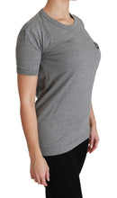 Load image into Gallery viewer, Dolce & Gabbana Chic Gray Amore Patch Crewneck Tee