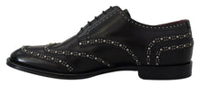 Load image into Gallery viewer, Dolce & Gabbana Elegant Studded Black Derby Shoes
