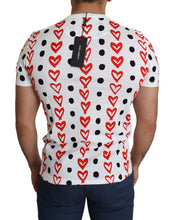 Load image into Gallery viewer, Dolce & Gabbana Chic White Cotton Tee with Heart Print