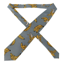 Load image into Gallery viewer, Dolce & Gabbana Elegant Blue Banana Print Silk Tie