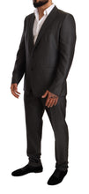 Load image into Gallery viewer, Dolce & Gabbana Elegant Gray Martini Slim Fit Silk-Wool Suit