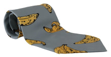 Load image into Gallery viewer, Dolce & Gabbana Elegant Blue Banana Print Silk Tie