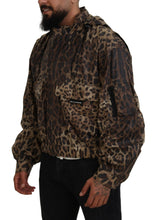 Load image into Gallery viewer, Dolce & Gabbana Elegant Leopard Print Hooded Jacket