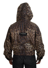 Load image into Gallery viewer, Dolce & Gabbana Elegant Leopard Print Hooded Jacket