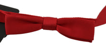 Load image into Gallery viewer, Dolce & Gabbana Elegant Red Silk Bow Tie