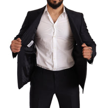 Load image into Gallery viewer, Dolce & Gabbana Elegant Slim Fit Jacquard Suit in Blue