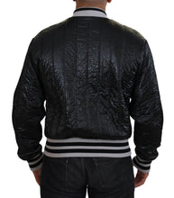 Load image into Gallery viewer, Dolce & Gabbana Sleek Black Bomber Jacket