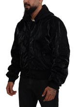 Load image into Gallery viewer, Dolce & Gabbana Elegant Black Bomber Hooded Jacket