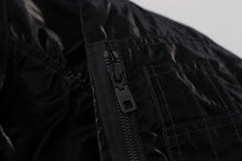 Load image into Gallery viewer, Dolce & Gabbana Elegant Black Bomber Hooded Jacket