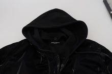 Load image into Gallery viewer, Dolce & Gabbana Elegant Black Bomber Hooded Jacket