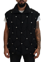 Load image into Gallery viewer, Dolce & Gabbana Elegant Black Sleeveless Vest Jacket