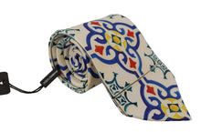 Load image into Gallery viewer, Dolce & Gabbana Elegant Multicolor Majolica Silk Tie