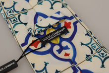 Load image into Gallery viewer, Dolce & Gabbana Elegant Multicolor Majolica Silk Tie