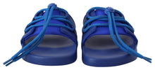 Load image into Gallery viewer, Dolce & Gabbana Elegant Blue Slide Sandals