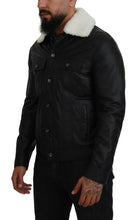 Load image into Gallery viewer, Dolce & Gabbana Elegant Black Leather Bomber Jacket