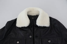 Load image into Gallery viewer, Dolce & Gabbana Elegant Black Leather Bomber Jacket