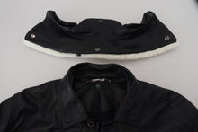 Load image into Gallery viewer, Dolce & Gabbana Elegant Black Leather Bomber Jacket