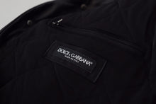 Load image into Gallery viewer, Dolce & Gabbana Elegant Black Leather Bomber Jacket