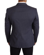 Load image into Gallery viewer, Dolce & Gabbana Elegant Blue Wool Martini Blazer Jacket