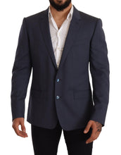 Load image into Gallery viewer, Dolce & Gabbana Elegant Blue Wool Martini Blazer Jacket