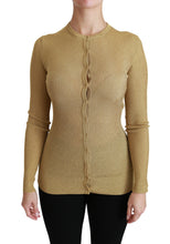 Load image into Gallery viewer, Dolce & Gabbana Elegant Long Sleeve Gold Cardigan