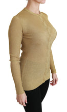 Load image into Gallery viewer, Dolce & Gabbana Elegant Long Sleeve Gold Cardigan