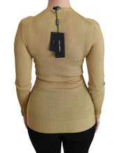 Load image into Gallery viewer, Dolce & Gabbana Elegant Long Sleeve Gold Cardigan
