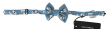Load image into Gallery viewer, Dolce & Gabbana Elegant Silk Light Blue Bow Tie