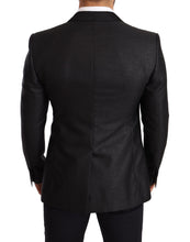 Load image into Gallery viewer, Dolce & Gabbana Elegant Black Metallic Slim Fit Blazer Jacket
