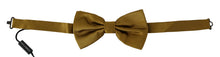 Load image into Gallery viewer, Dolce & Gabbana Elegant Mustard Silk Bow Tie