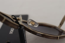 Load image into Gallery viewer, Dolce & Gabbana Chic Aviator Mirrored Brown Sunglasses