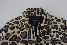 Load image into Gallery viewer, Dolce & Gabbana Multicolor Leopard Print Parka Jacket