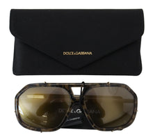 Load image into Gallery viewer, Dolce & Gabbana Chic Aviator Mirrored Brown Sunglasses