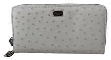 Load image into Gallery viewer, Dolce & Gabbana Elegant Ostrich Leather Continental Wallet