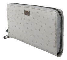 Load image into Gallery viewer, Dolce & Gabbana Elegant Ostrich Leather Continental Wallet