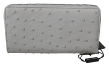 Load image into Gallery viewer, Dolce & Gabbana Elegant Ostrich Leather Continental Wallet