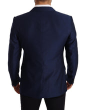 Load image into Gallery viewer, Dolce & Gabbana Elegant Blue Virgin Wool Martini Blazer