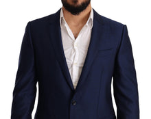 Load image into Gallery viewer, Dolce & Gabbana Elegant Blue Virgin Wool Martini Blazer