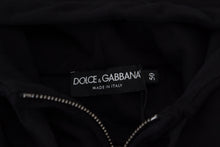 Load image into Gallery viewer, Dolce & Gabbana Sleek Black Hooded Bomber Jacket