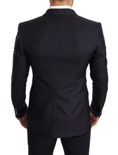 Load image into Gallery viewer, Dolce & Gabbana Elegant Navy Cashmere Silk Blend Blazer
